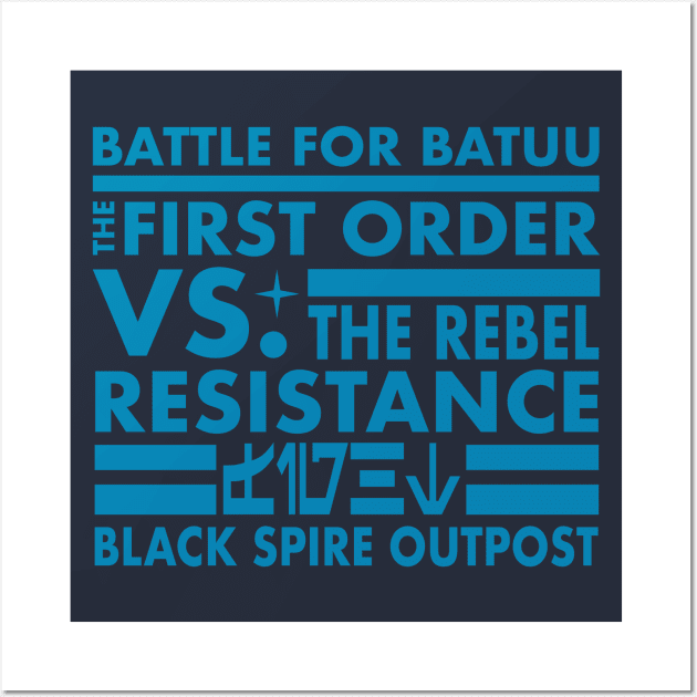 Battle for Batuu Wall Art by PopCultureShirts